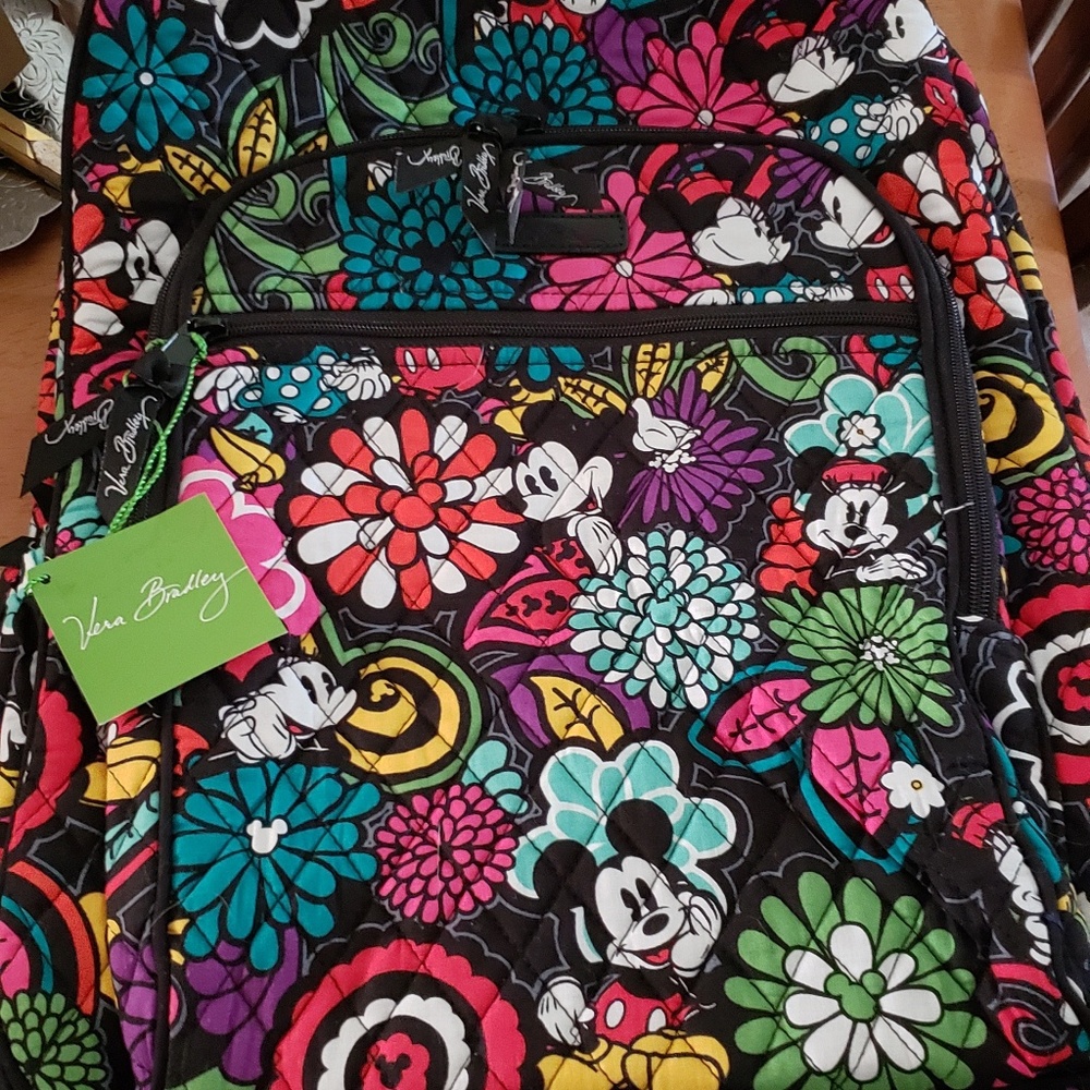 NWT Disney Vera Bradley Campus Backpack